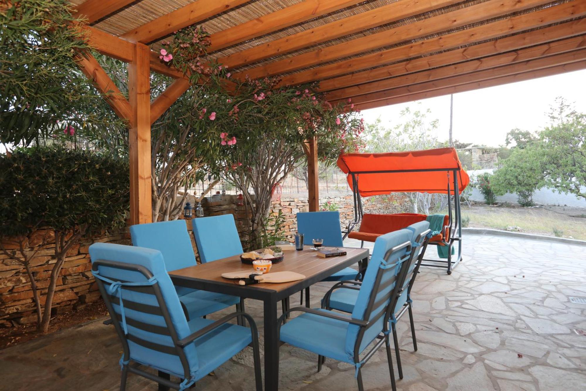 Ruby'S Summer House With Spacious Garden And Free Parking Gavrio Buitenkant foto